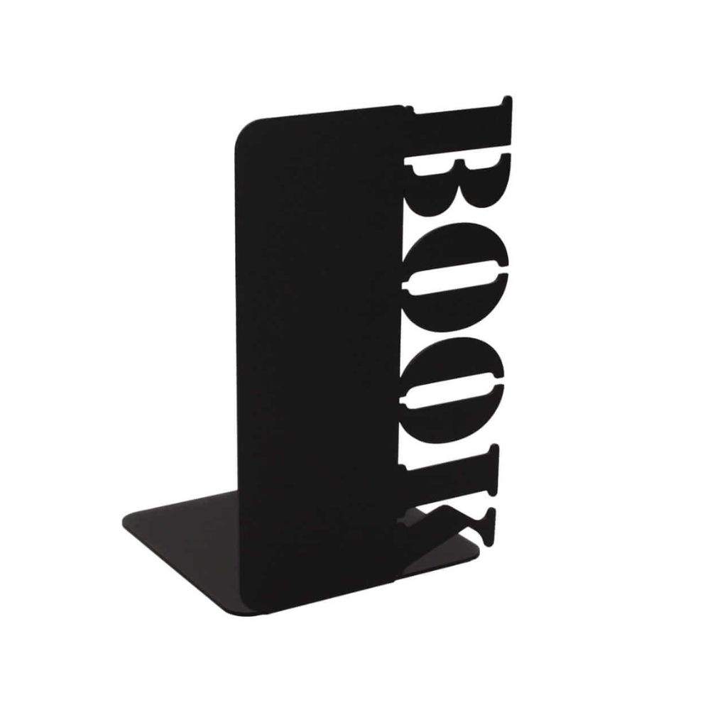 Βιβλιοστάτης μαύρος μεταλλικός book