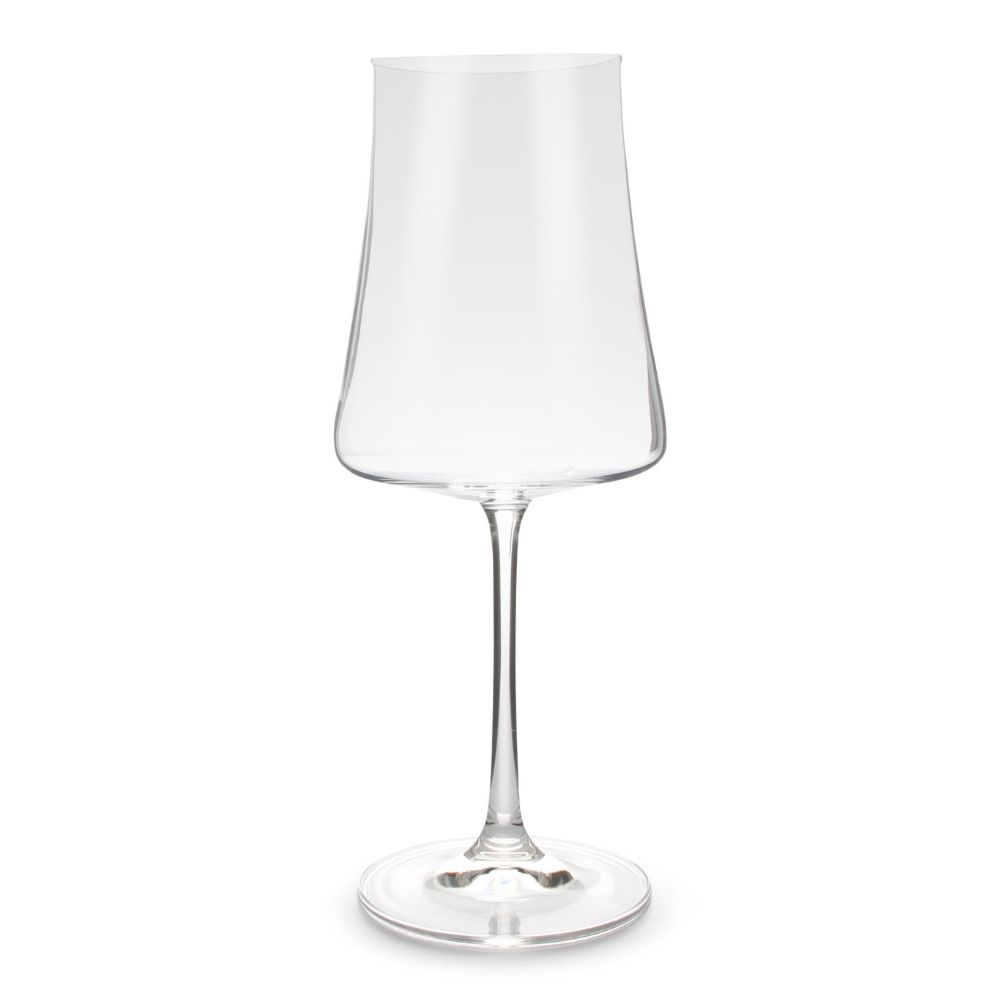 Ένα ποτήρι κρασιού με σώμα που στενεύει προς τα πάνω